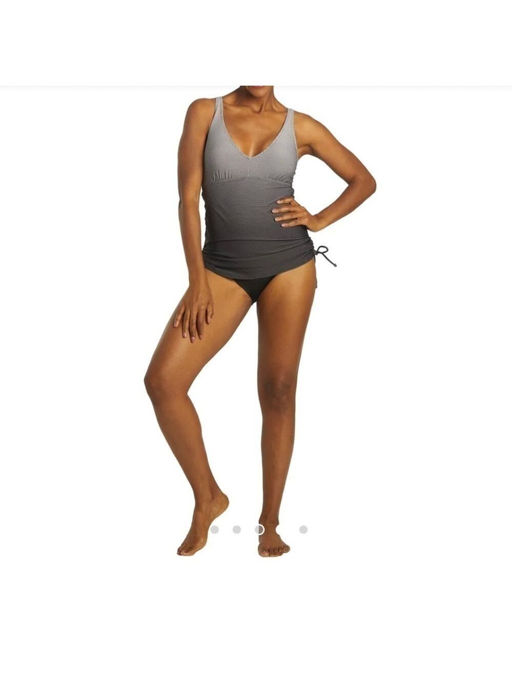 TYR Women's Fishnet V-Neck Sheath One Piece Swimsuit Size 6 NWT